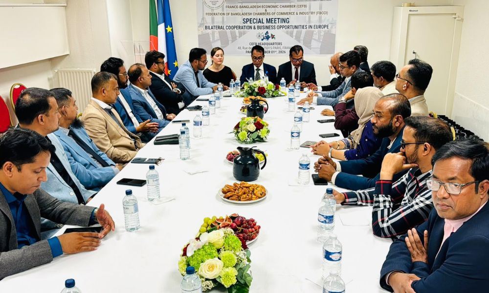 ইউরোপের বাজারে বাংলাদেশি পণ্য বাড়াতে বৈঠক প্যারিসে