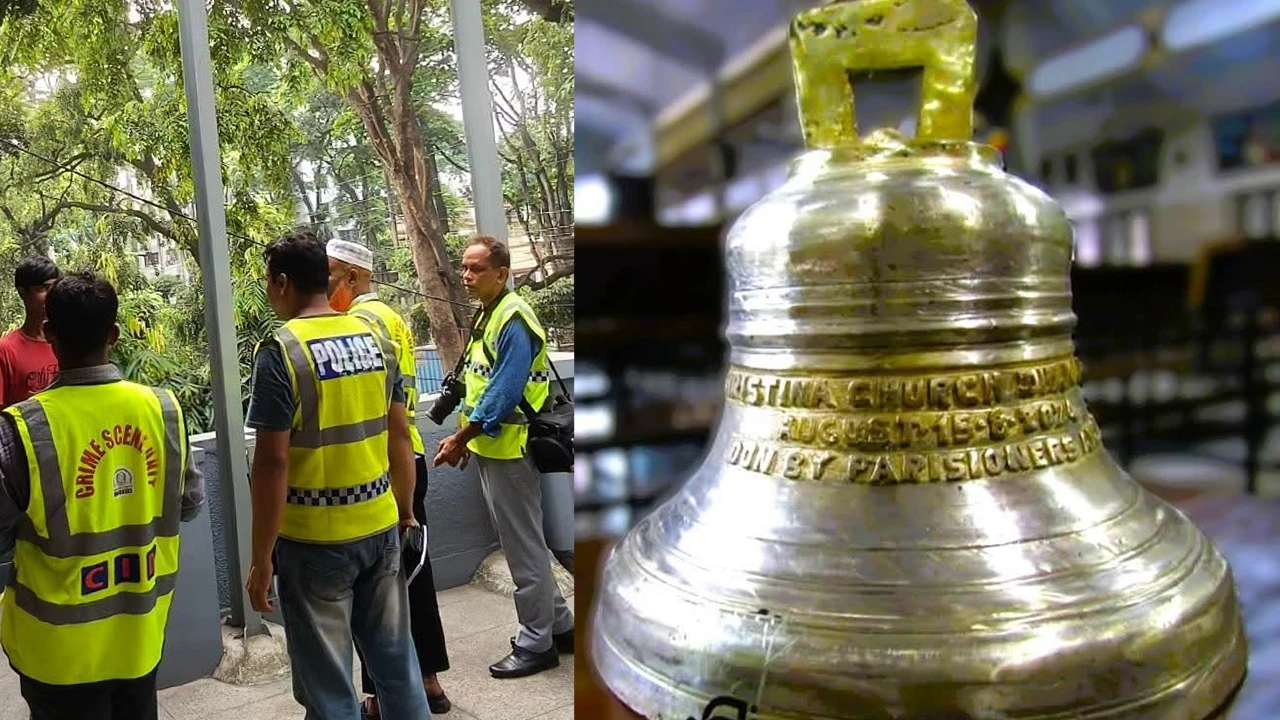 আসাদগেটের চার্চ থেকে চুরি হওয়া ৬০ কেজি ওজনের ঘণ্টা উদ্ধার