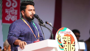 বিএনপি সরকার আ.লীগের পথে হাঁটছে : নাহিদ