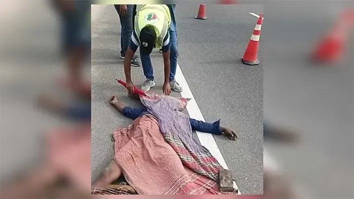 এলিভেটেড এক্সপ্রেসওয়ে থেকে স্কচটেপ মোড়ানো মরদেহ উদ্ধার